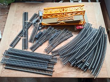 Lotto accessori e binari Lima trenino elettrico 