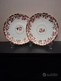 Coppia di piatti in ceramica inglese