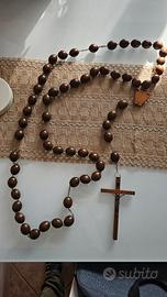 Rosario da parete in legno vintage 