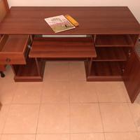 SCRIVANIA MULTISPAZIO IN LEGNO