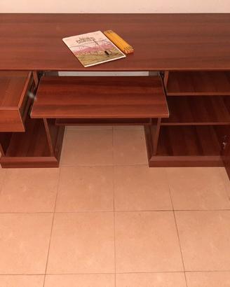 SCRIVANIA MULTISPAZIO IN LEGNO