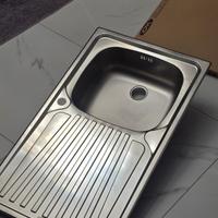 2 Lavelli cucina incasso CM Inox 18/10 (86x50)