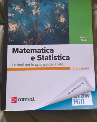 matematica e statistica IV ed Connect