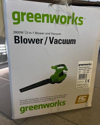 Soffiatore / aspiratore greenworks