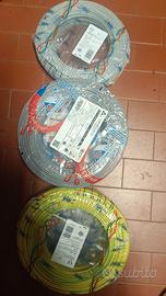 matasse cavo unipolare sezione. 1.5 e 2.5 mmq Fs17