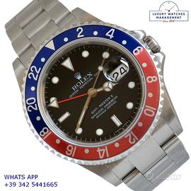 ROLEX GMT Master II 16710 Luminova dial Pepsi 2006