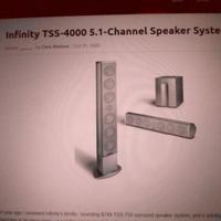 INFINITY TSS-4000 sistema audio 5.1  in alluminio