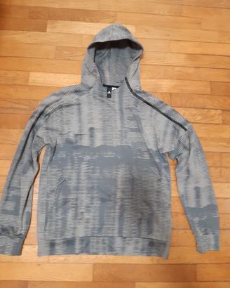 Felpa Adidas con cappuccio grigia | Taglia L