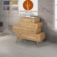 Mobili Rustici Country Cassettiera Legno 302M