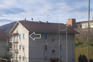 Alloggio ed autorimessa a Croce Mosso