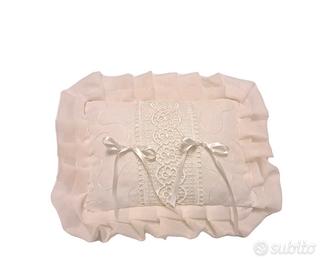 cuscino porta fedi nuziale