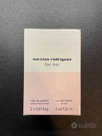 Narciso Rodriguez Gift Set con due profumi 20ml