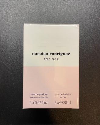 Narciso Rodriguez Gift Set con due profumi 20ml