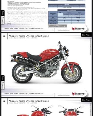 Scarico alto Ducati carbonik Akrwpovick