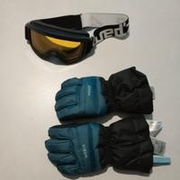 Maschera e guanti da neve