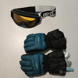 Maschera e guanti da neve