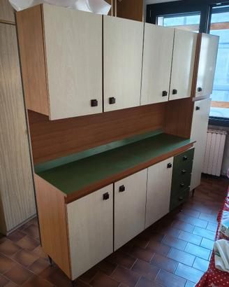 Mobile, armadio scaffale credenza in legno vintage