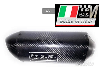 Scarico omologato MSR KAWASAKI J300 carbonio