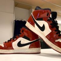 Jordan I Chicago taglia 46 vernice retro vintage