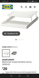 Ripiano portascarpe IKEA komplement