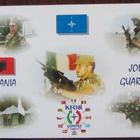 Cartolina,posta militare, Italfor Albania 2000