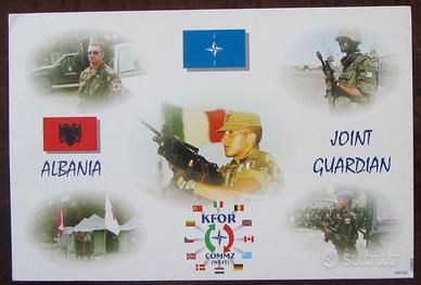 Cartolina,posta militare, Italfor Albania 2000