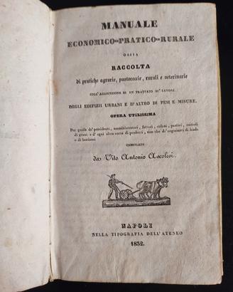 Manuale Economico Pratico Rurale