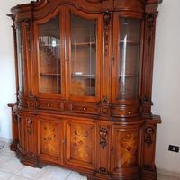 🔥Vetrina classica in legno massello