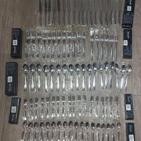 Set posate acciaio inox Salvinelli pz. 90 NUOVI