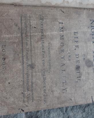 Libro antico poesia inglese