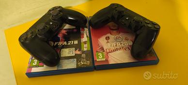 2 controller ps4 e 2 giochi