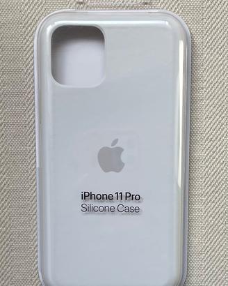 Cover Apple silicone iPhone 11 Pro bianca