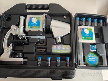 Bresser Set microscopio Microset Junior 300x-1200x