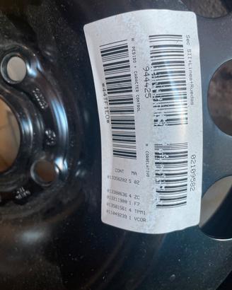 Ruota di scorta  opel corsa continental