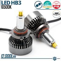 Kit FULL LED HB3 CANbus Luce Bianca 6500K 12000LM