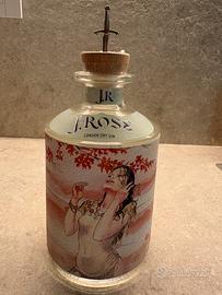 Bottiglia da collezione gin j. rose n. 7