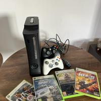 Xbox 360 Elite + 1 controller + 4 giochi