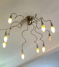 Lampadario Metalspot Gorgona 9 luci