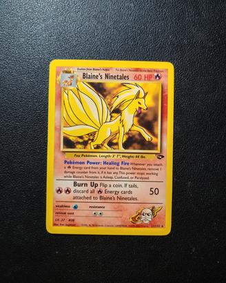 Blaine Ninetales - Carte Pokemon Set Gym 