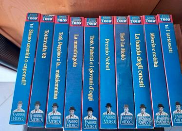 10 Videocassette film Toto' 