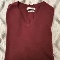 Maglione uomo bordeaux