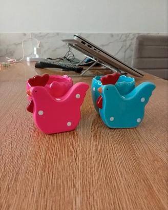 🐔 Decorazioni / portauova a forma di gallina 🐔