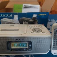 Radiosveglia Audiola CD - Dock Ipod - MP3 USB-SD