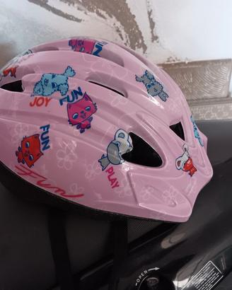 casco bici bambina