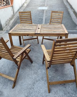 tavolo in legno allungabile