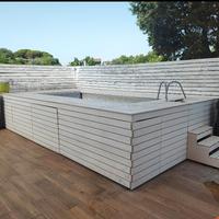 Struttura in legno per piscina 4 x 2