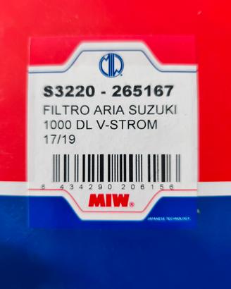 Kit tagliando Suzuki  DL 1000 filtro e candelee