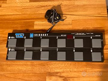 Pedaliera footswitch MIDI MIDIBUDDY RFX