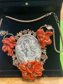 Collana Argento 925 con Cammeo