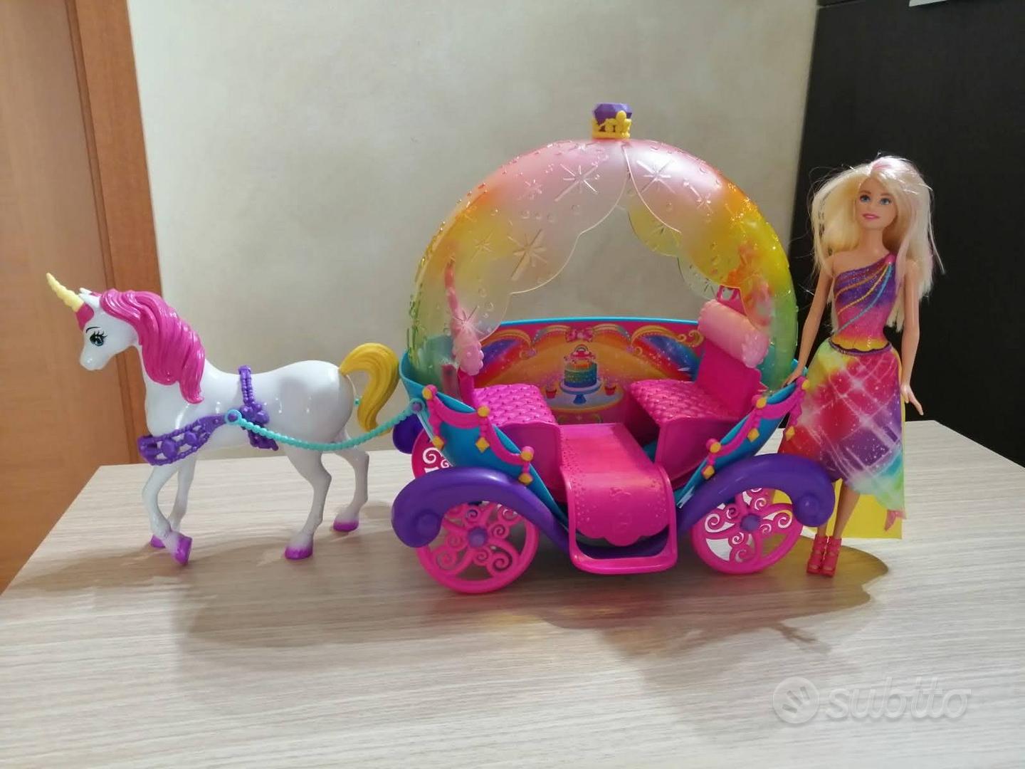 Barbie Principessa Arcobaleno e Carrozza Tutto per i bambini In